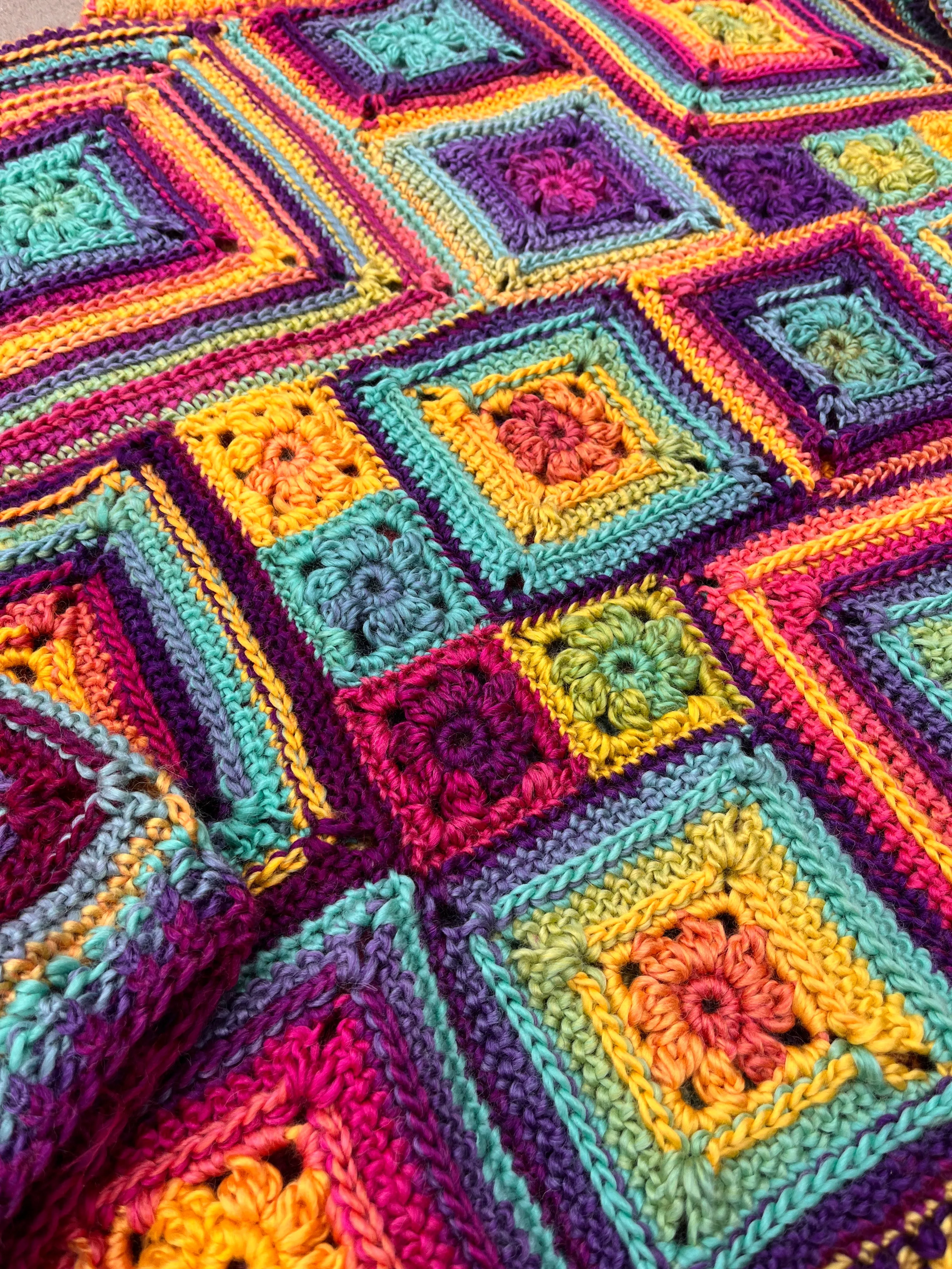 Crazy Daisy Sweater Crochet Pattern