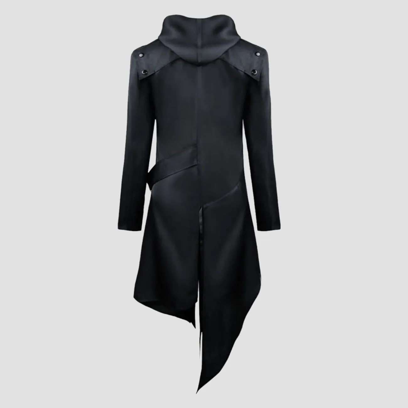Dark Irregular Ribbons Long Jacket