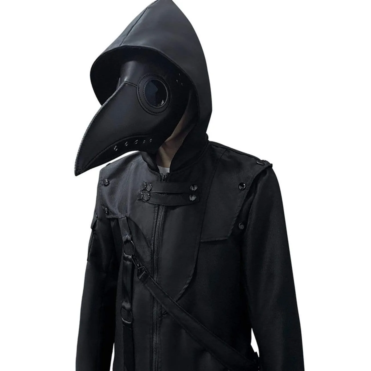 Dark Irregular Ribbons Long Jacket