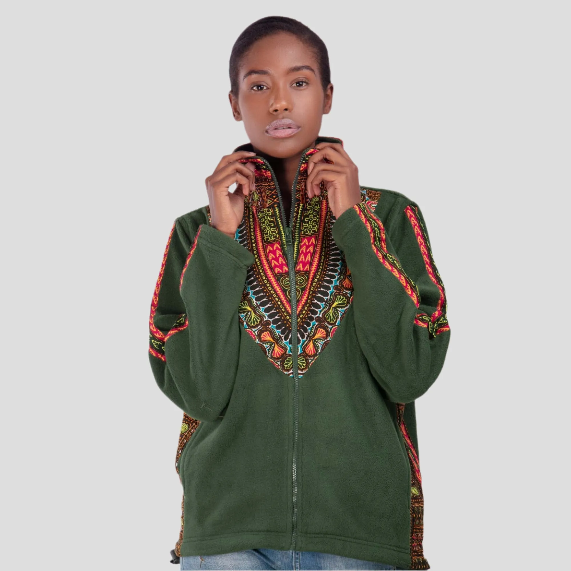 Dashiki Fleece Jacket