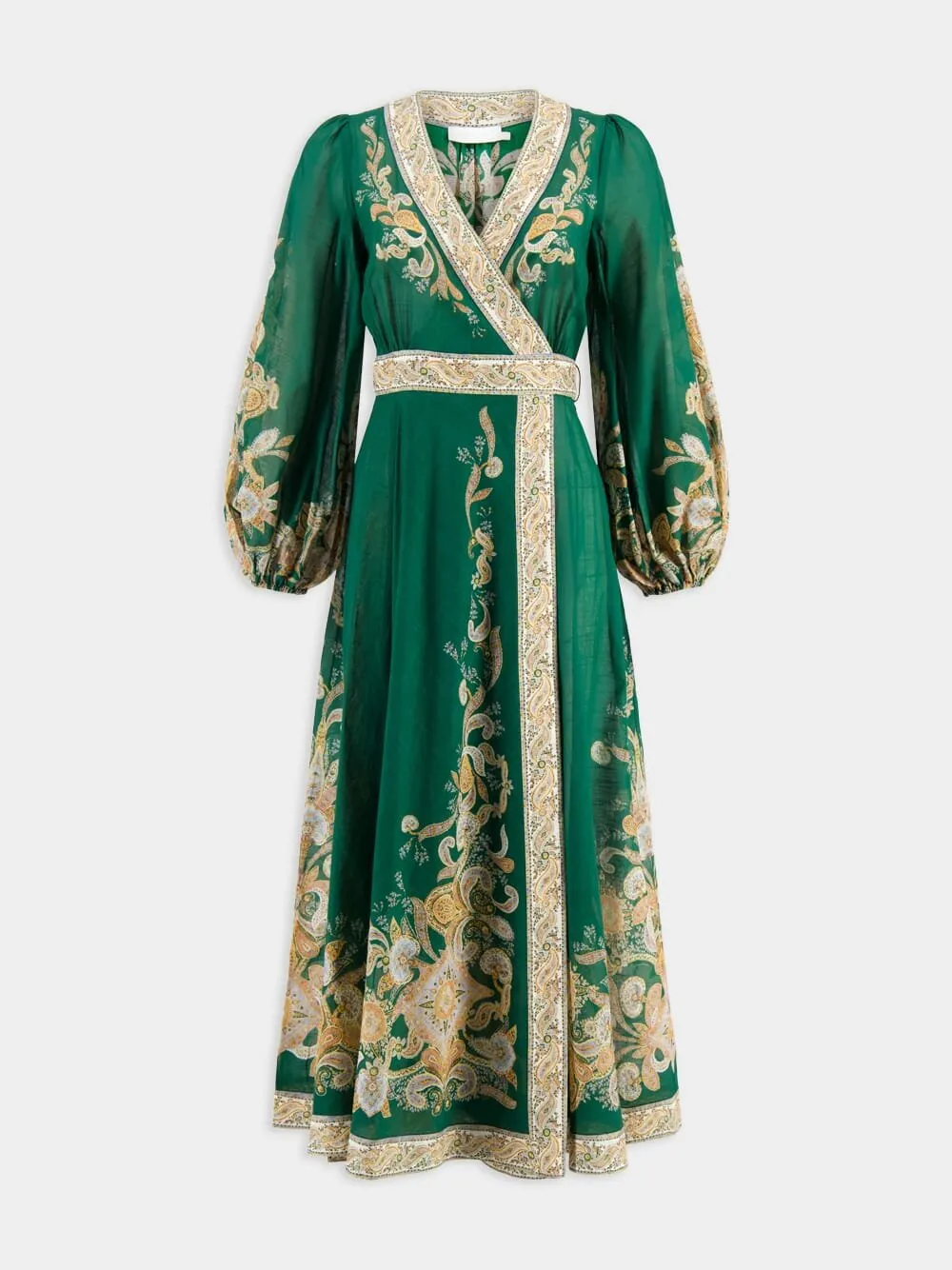 Devi Wrap Midi Dress