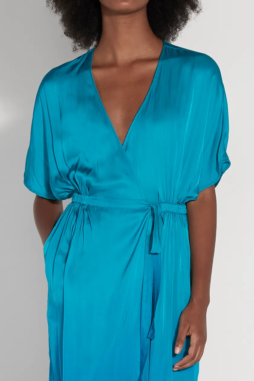 Diane Dress in Aqua