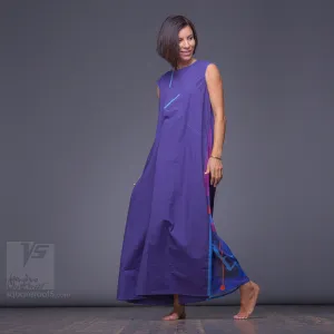 Dress "Atlantis" model "SWI" Side wedge Indigo