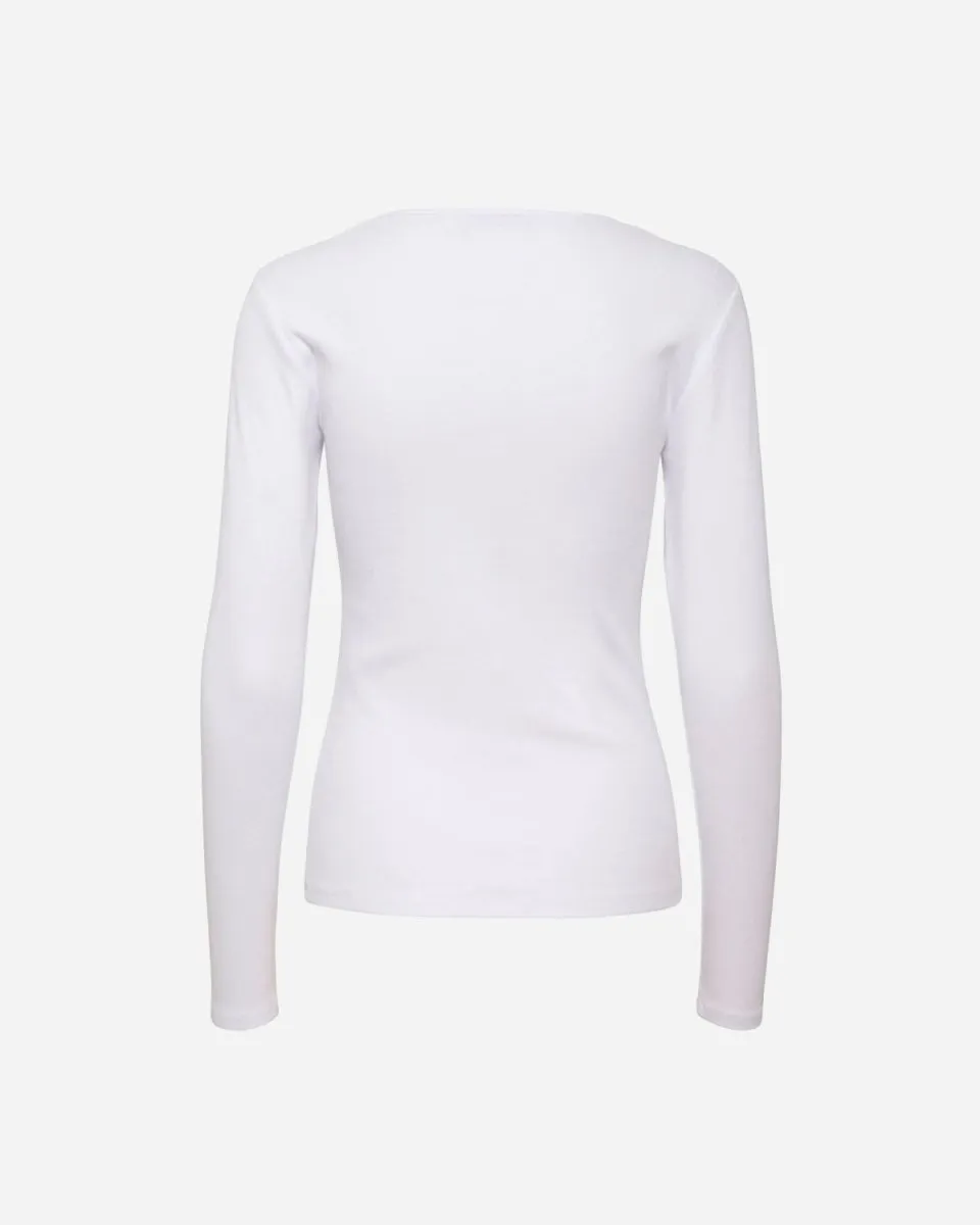 Drew GZ LS Tee - Bright White