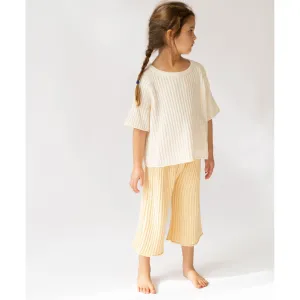Essential Ribbed Knit Pants - Butter