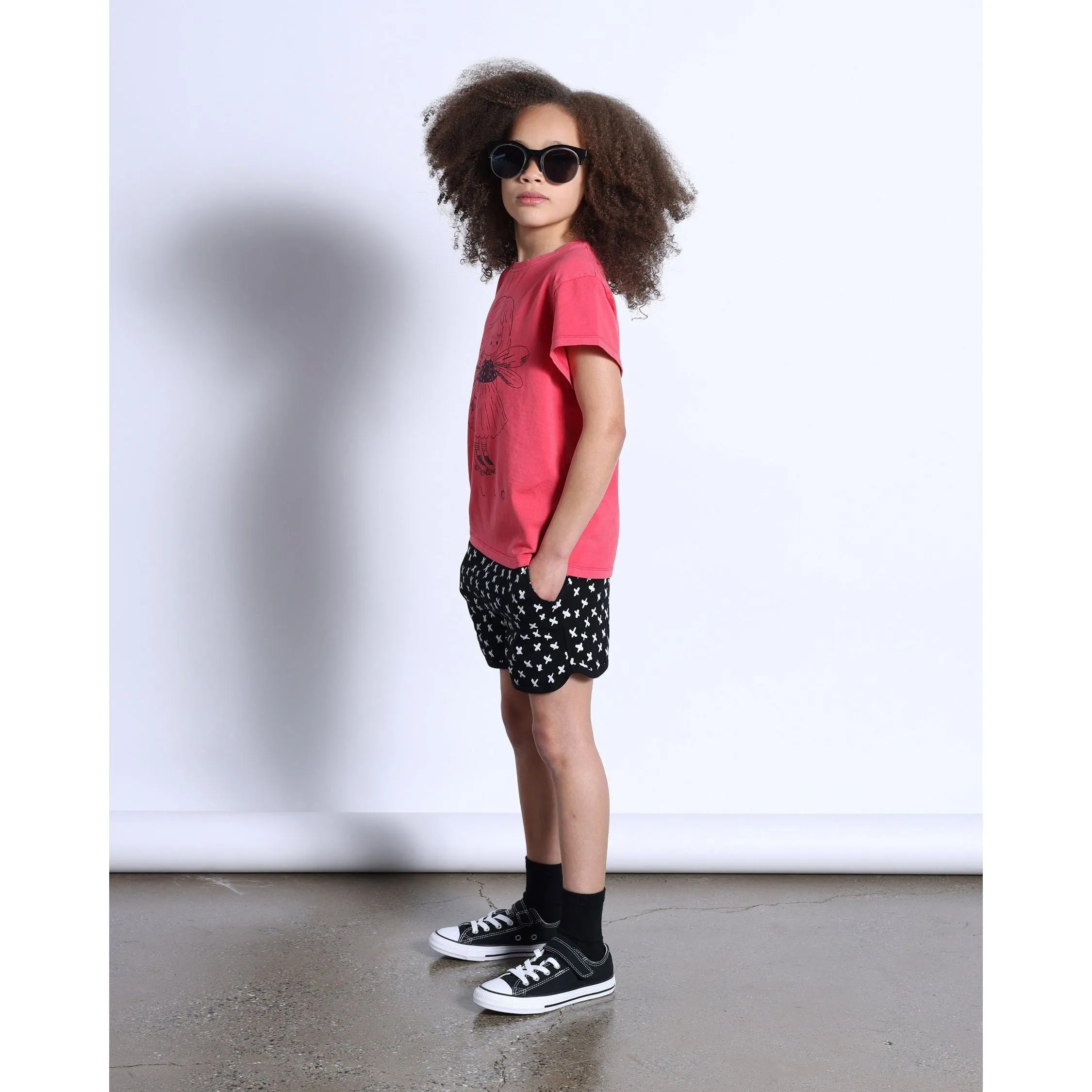 Fairy Skater Tee- Pink Wash