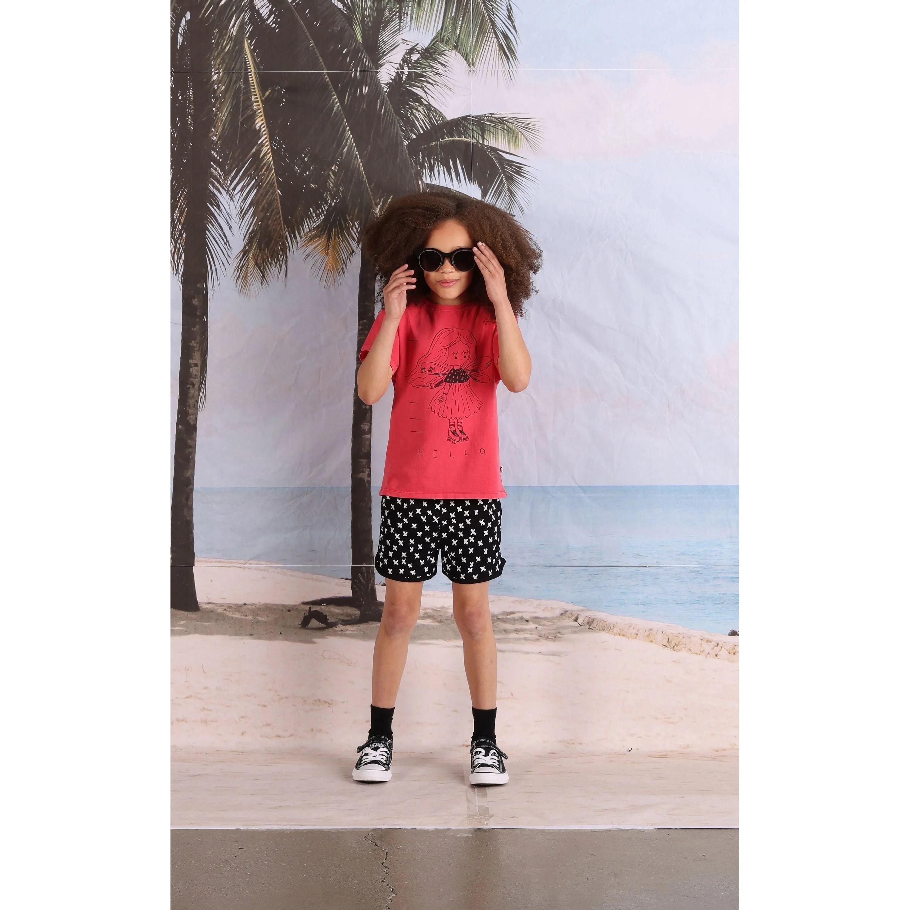 Fairy Skater Tee- Pink Wash