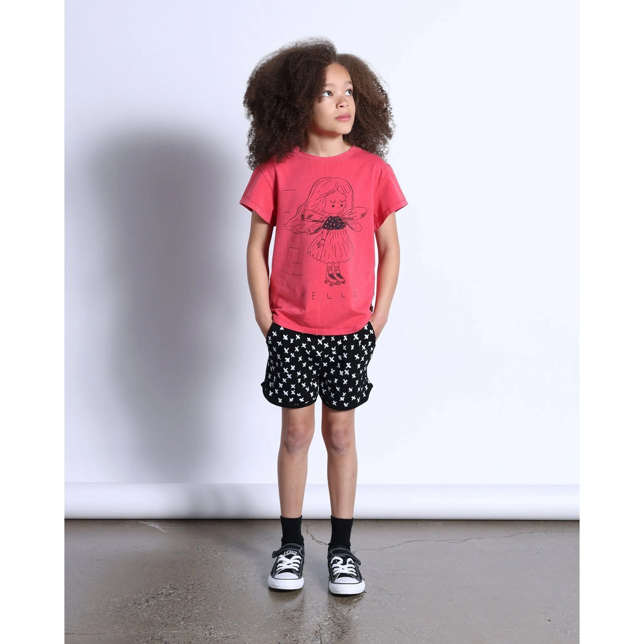 Fairy Skater Tee- Pink Wash
