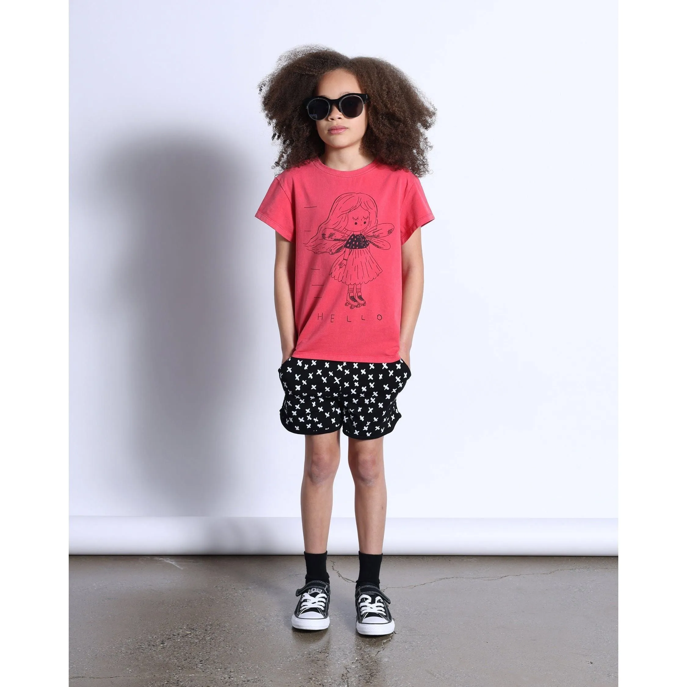 Fairy Skater Tee- Pink Wash