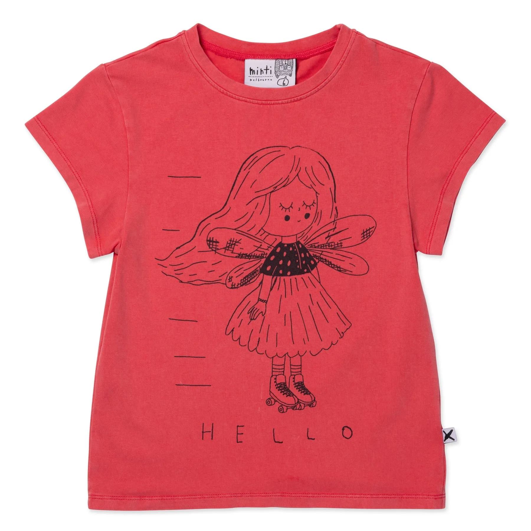 Fairy Skater Tee- Pink Wash
