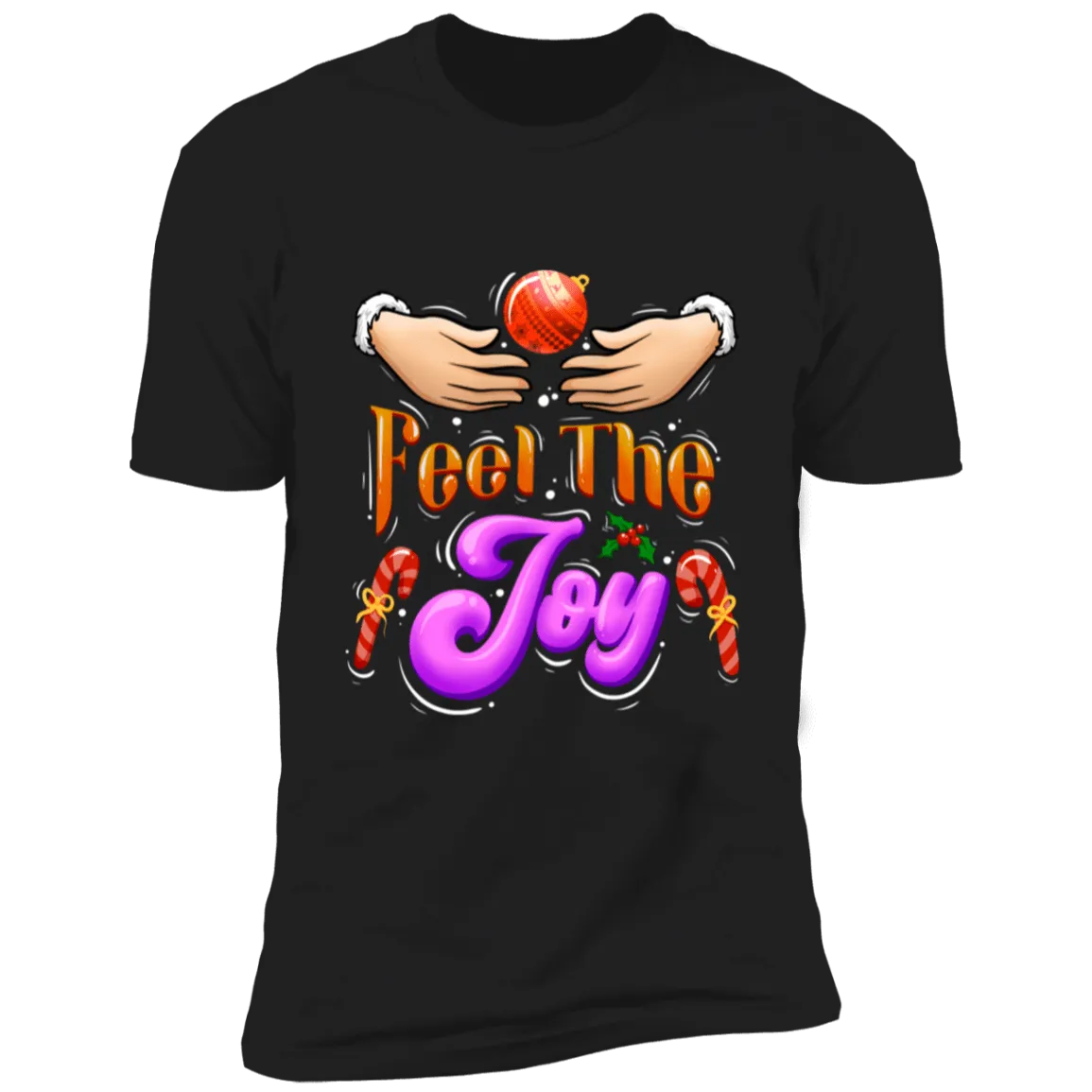 Feel The Joy & Jingle My Bells Couples Christmas Shirts