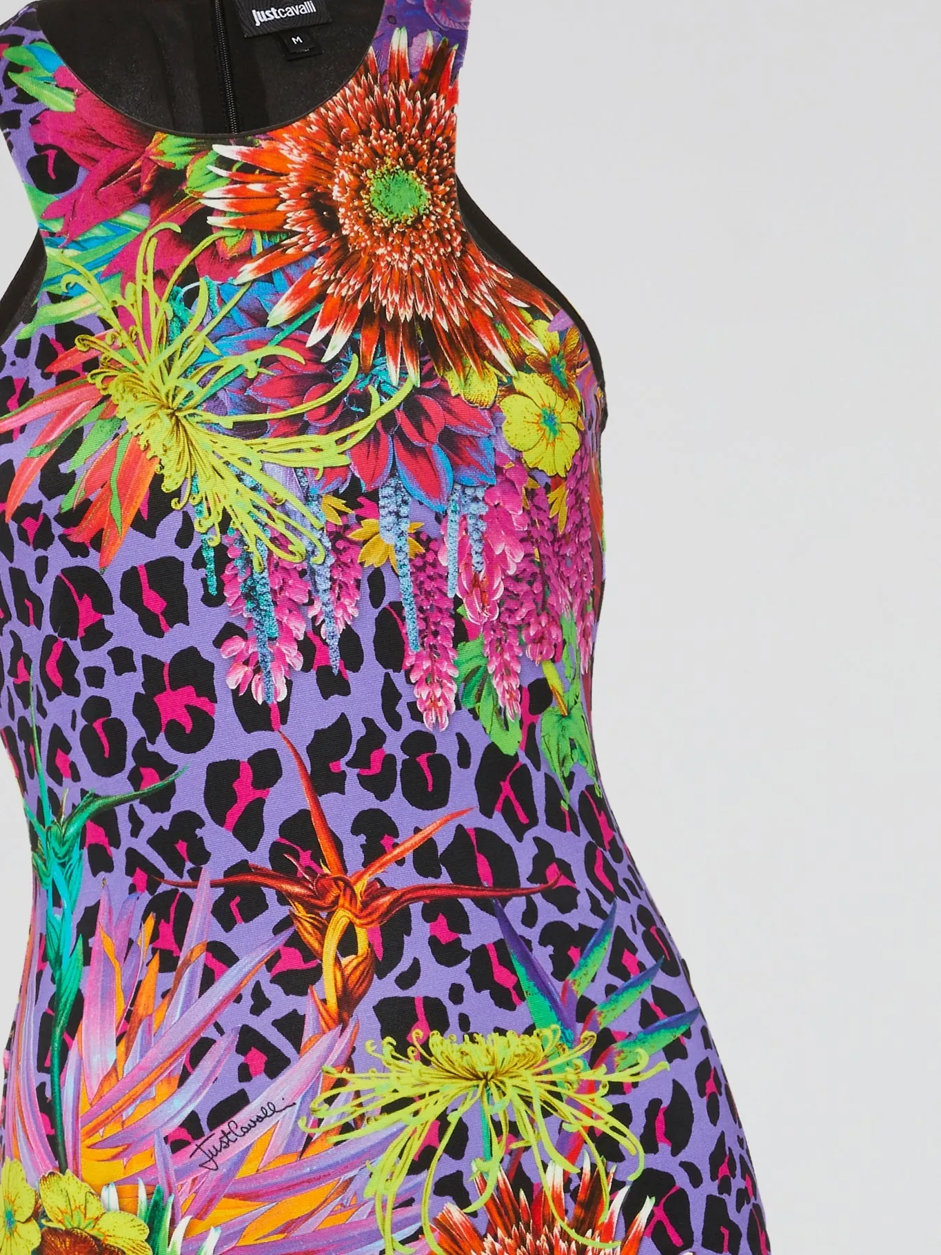 Floral Print Sleeveless Mini Dress