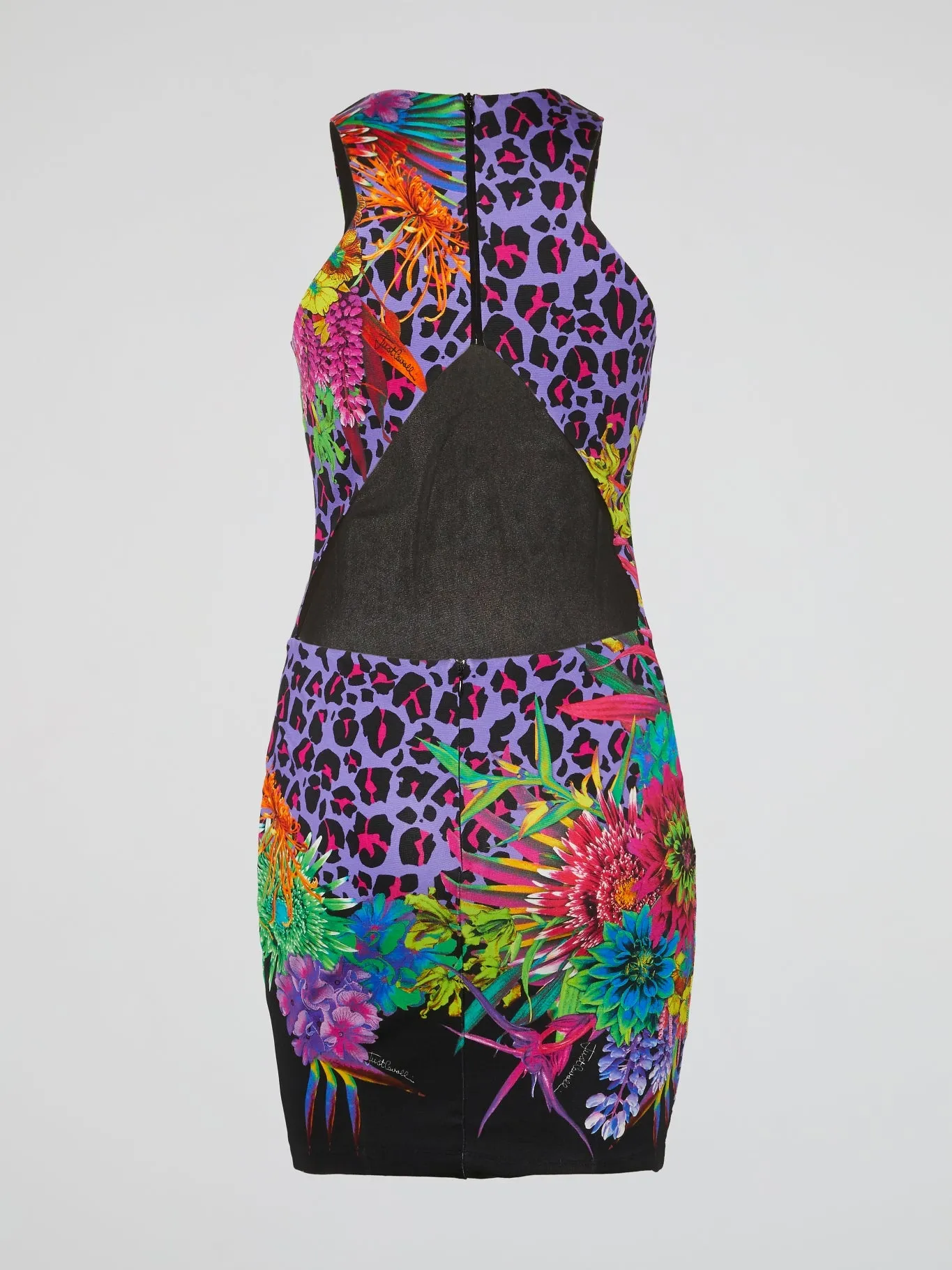 Floral Print Sleeveless Mini Dress