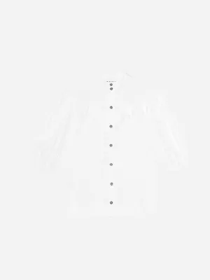Frill Shirt - Bright White