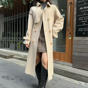 Giulia – Women’s Double-Breasted Template Collar Coat