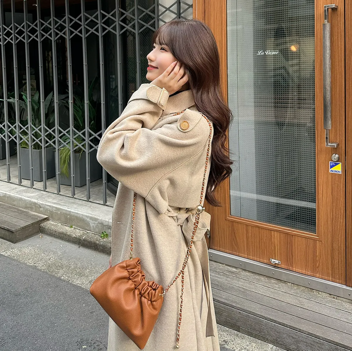 Giulia – Women’s Double-Breasted Template Collar Coat