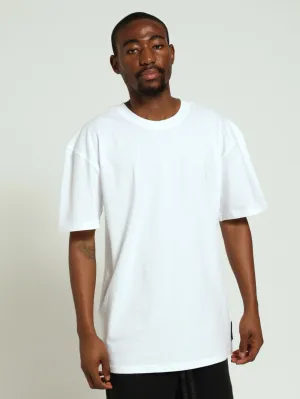 Grayson Boxy Logo Tee - White