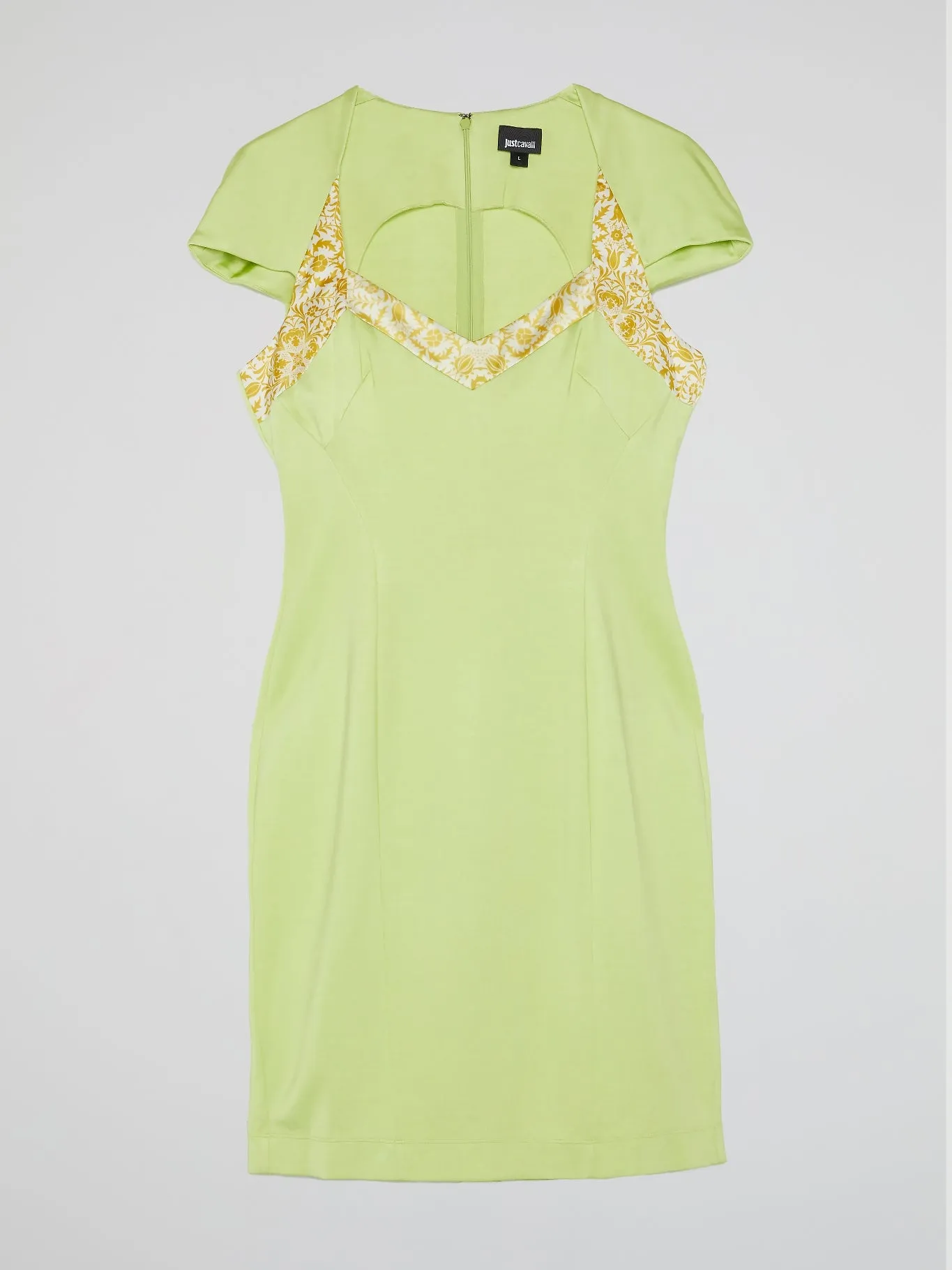 Green Cut Out Mini Dress