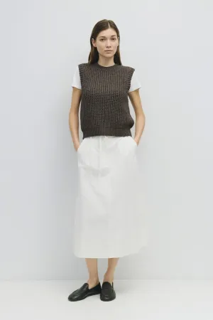 HAYES BITTER CHOCOLATE KNIT VEST