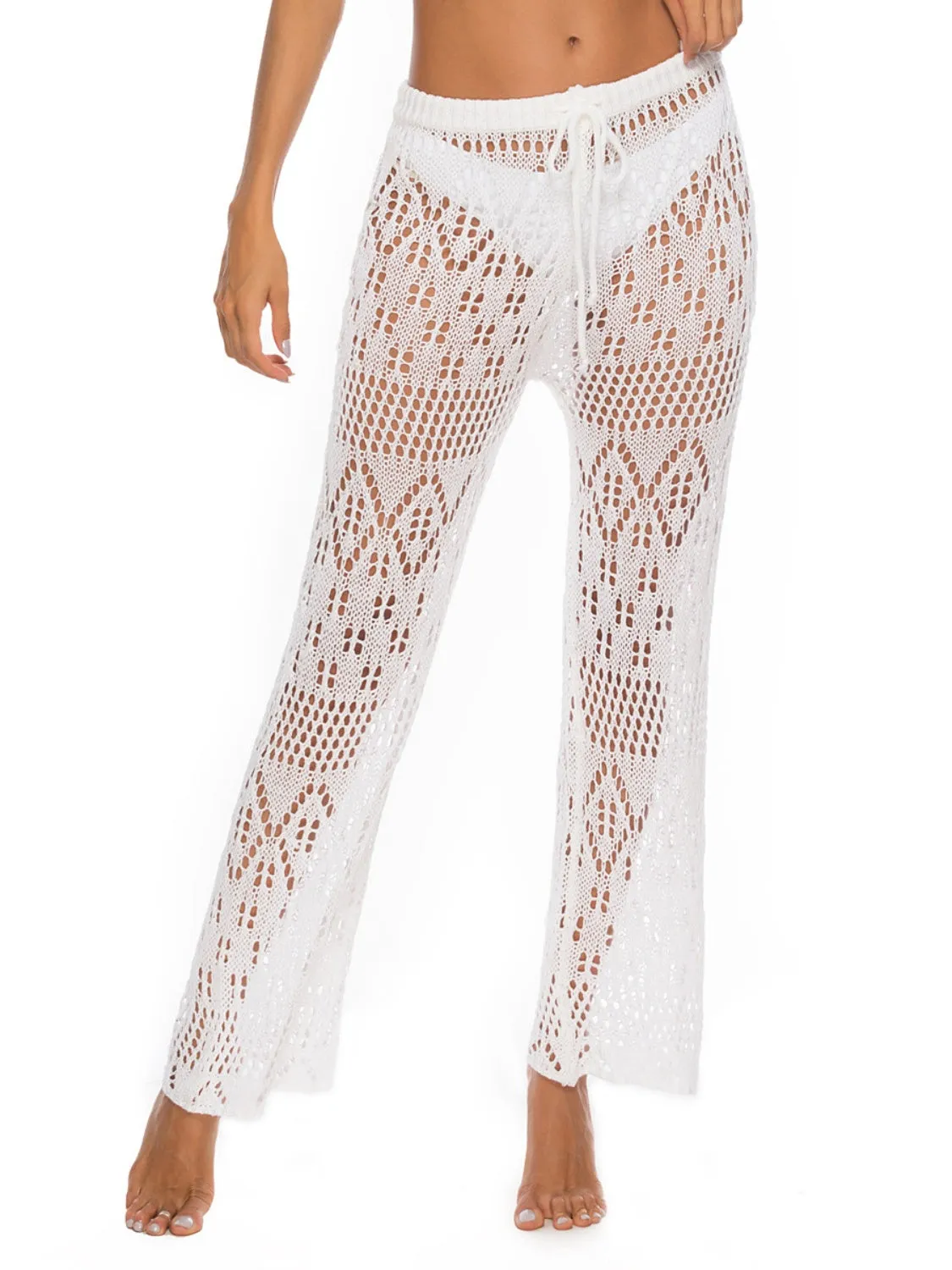 Hazel Blues® |  Cutout Straight Swim Pants