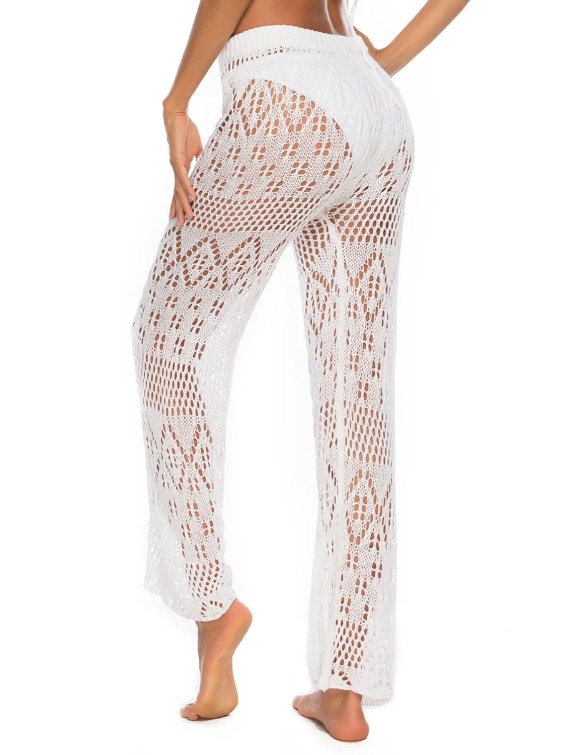 Hazel Blues® |  Cutout Straight Swim Pants