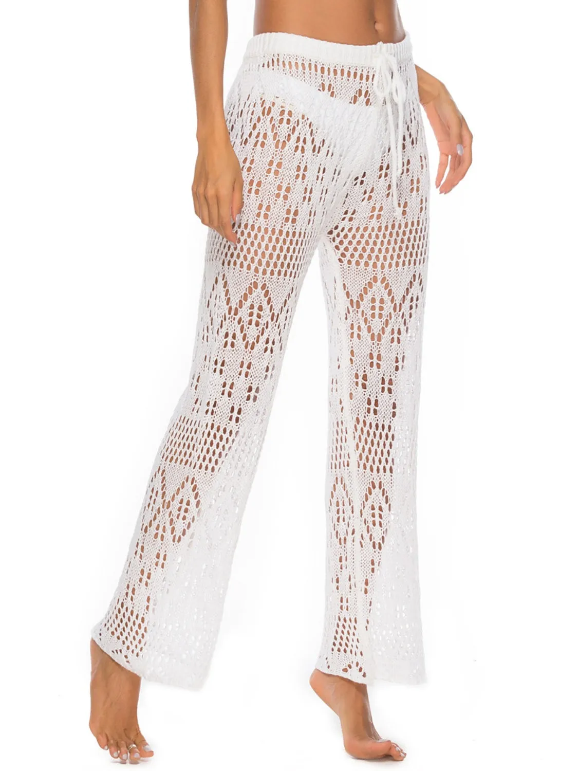 Hazel Blues® |  Cutout Straight Swim Pants