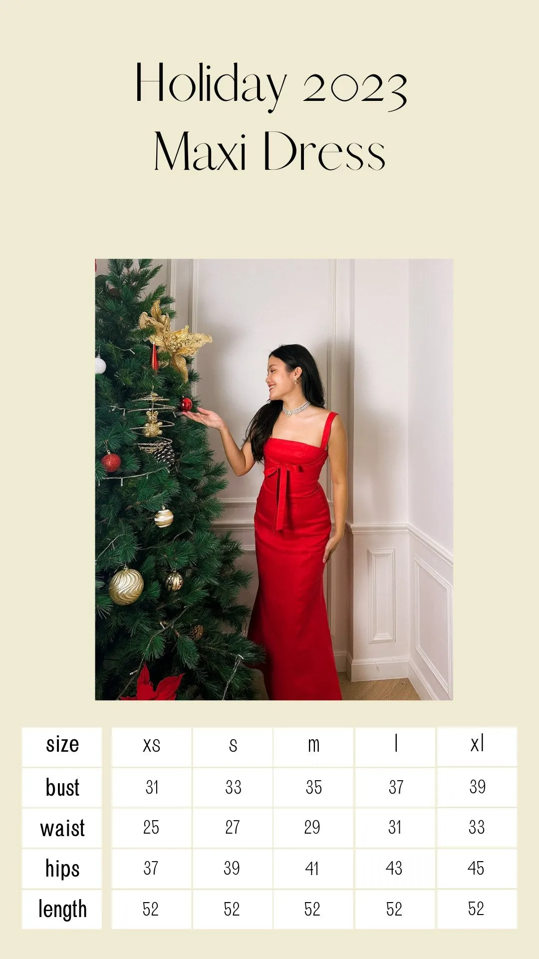 HOLIDAY 2023 MAXI DRESS
