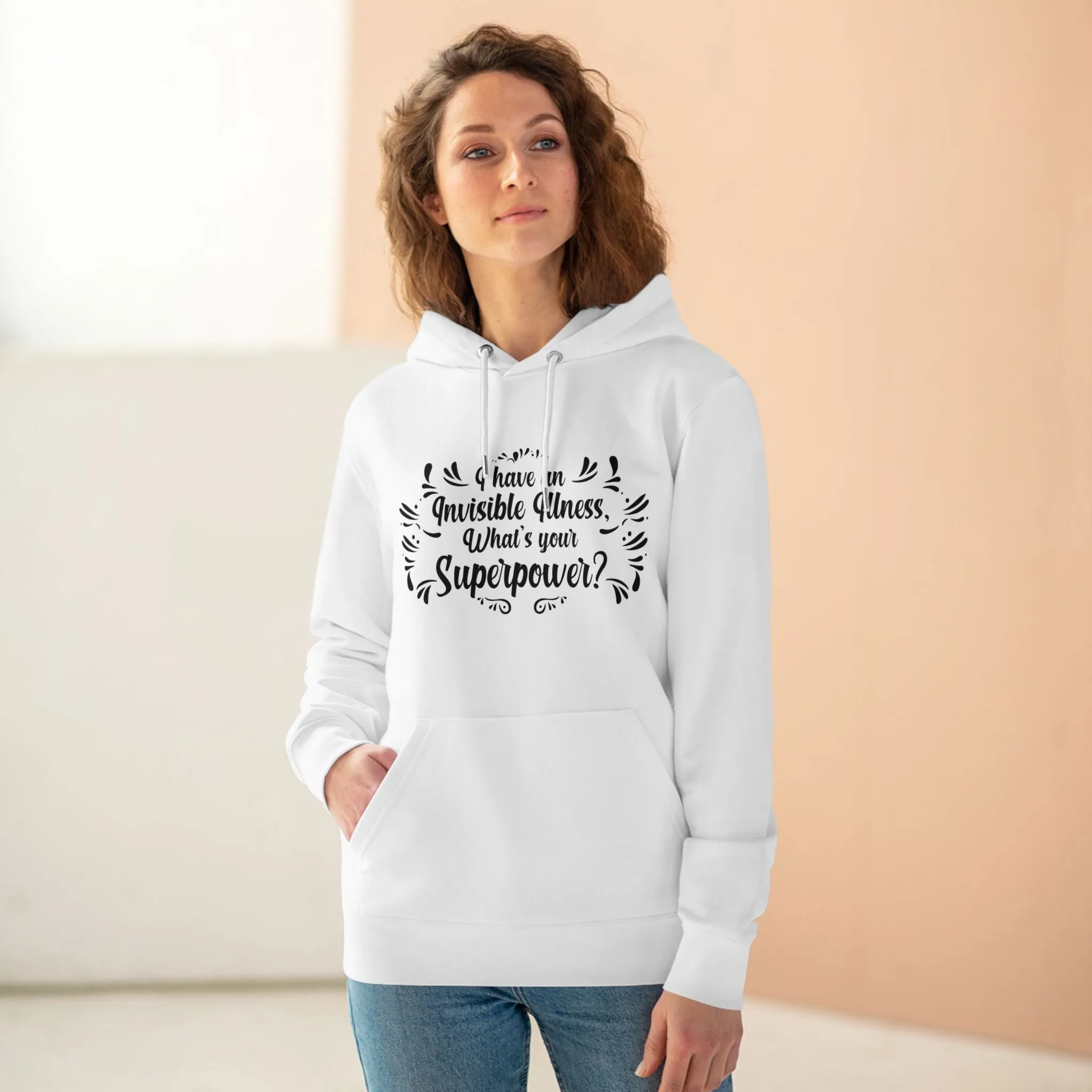 I have an Invisible Illness in Pastel Aesthetic | Unisex Heavy Blend Organic Hoodie Sweatshirt