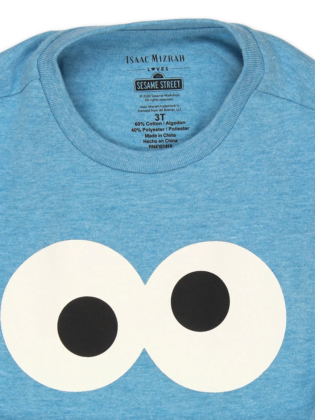 Isaac Mizrahi Loves Sesame Street Cookie Monster Short Sleeve T-Shirt