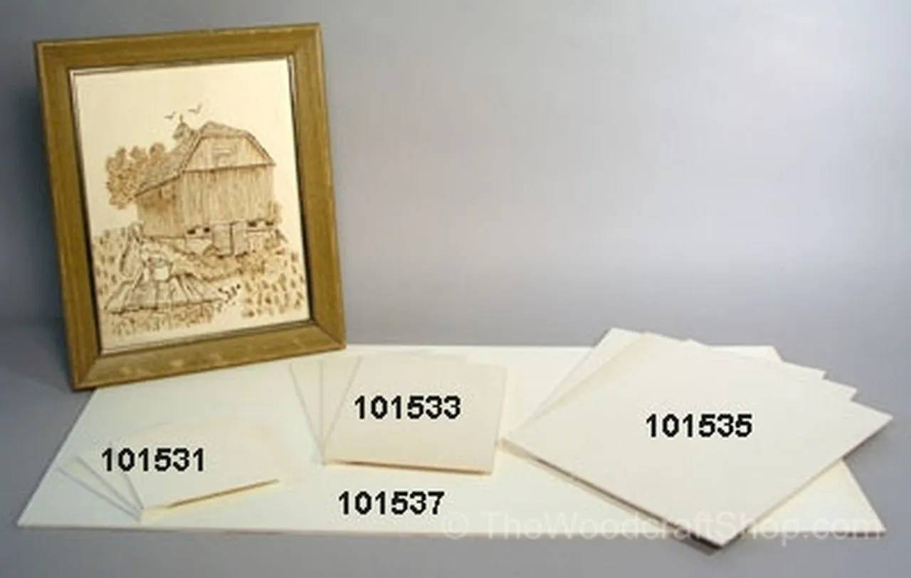 Italian Poplar 4" x 4" x 1/8"