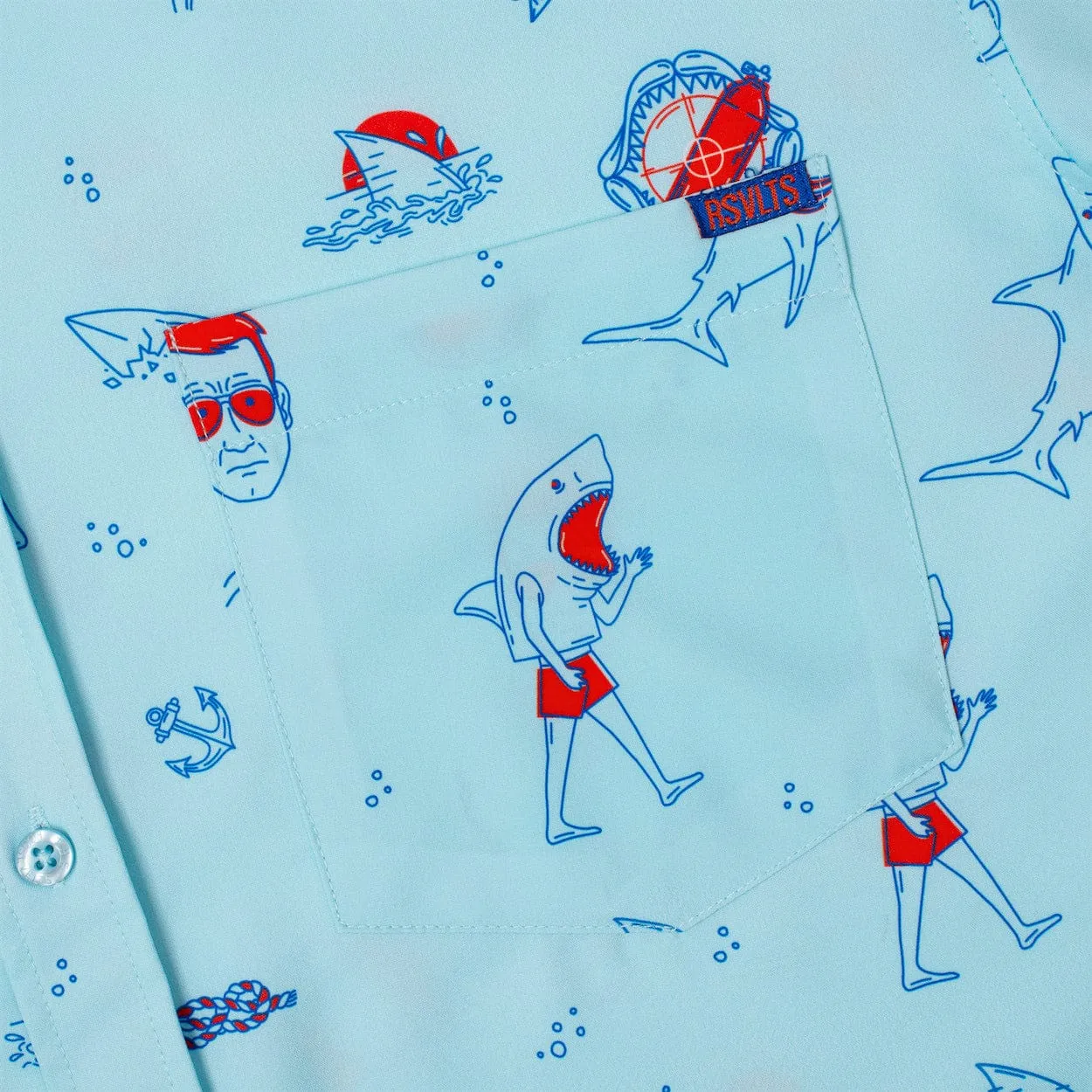 Jaws "Amity Island Welcomes You" – KUNUFLEX Short Sleeve Shirt