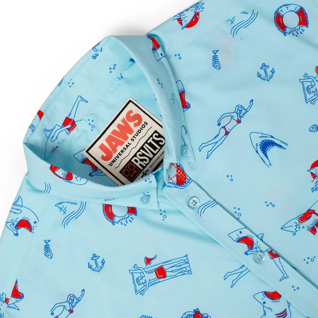 Jaws "Amity Island Welcomes You" – KUNUFLEX Short Sleeve Shirt