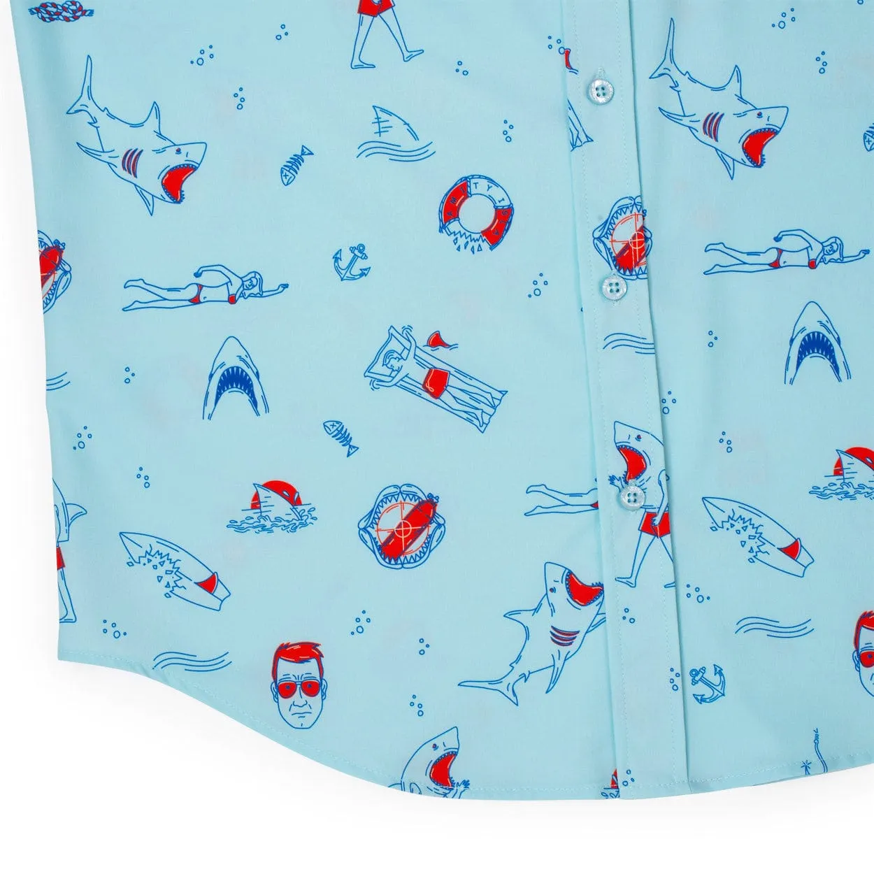 Jaws "Amity Island Welcomes You" – KUNUFLEX Short Sleeve Shirt