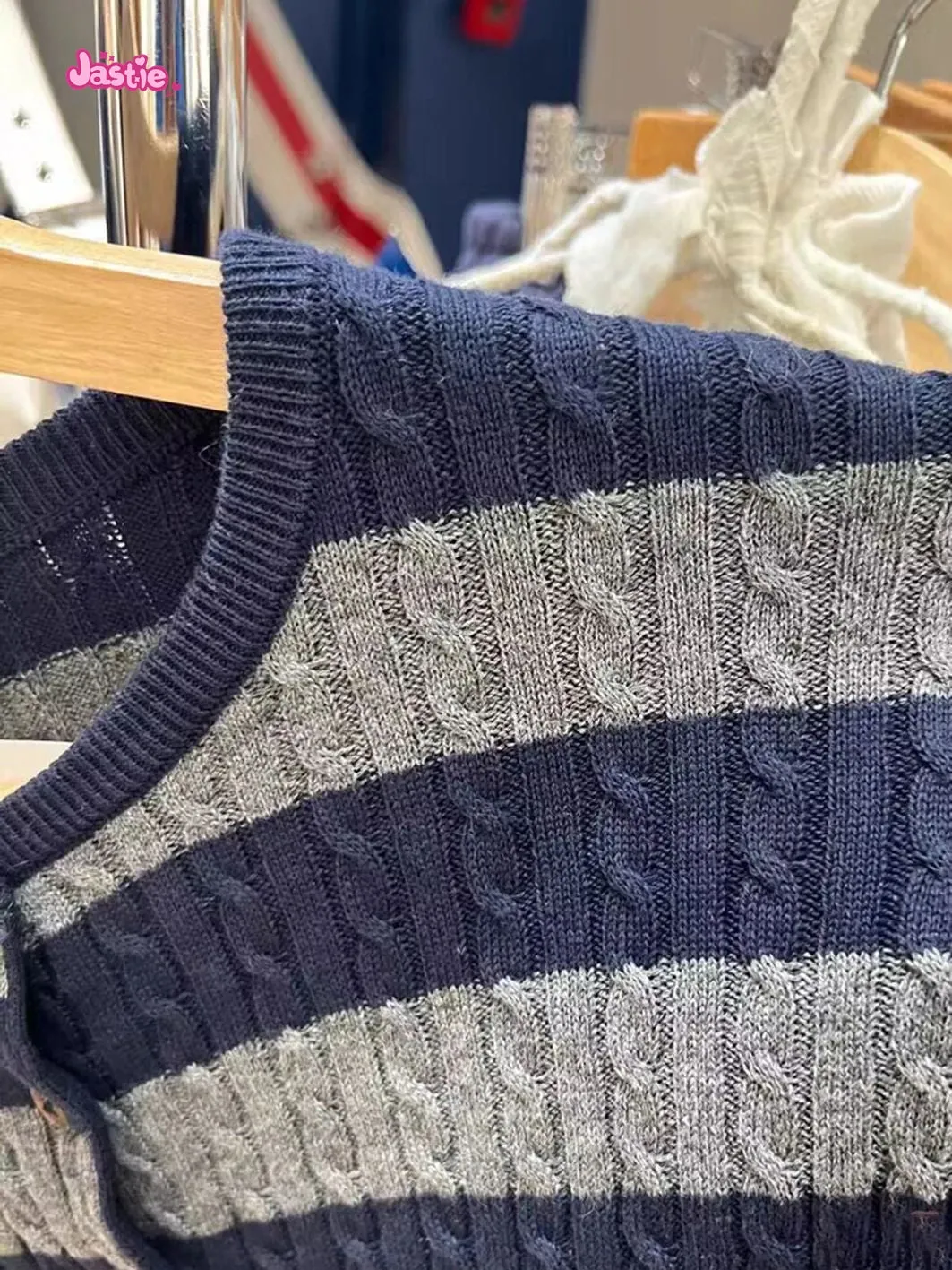 JazzHer Twisted Flower Stripe Cardigan Women's Sweater Spring Casual Sweaters Cotton Long Sleeve O Neck Single Breasted Outerwear Top