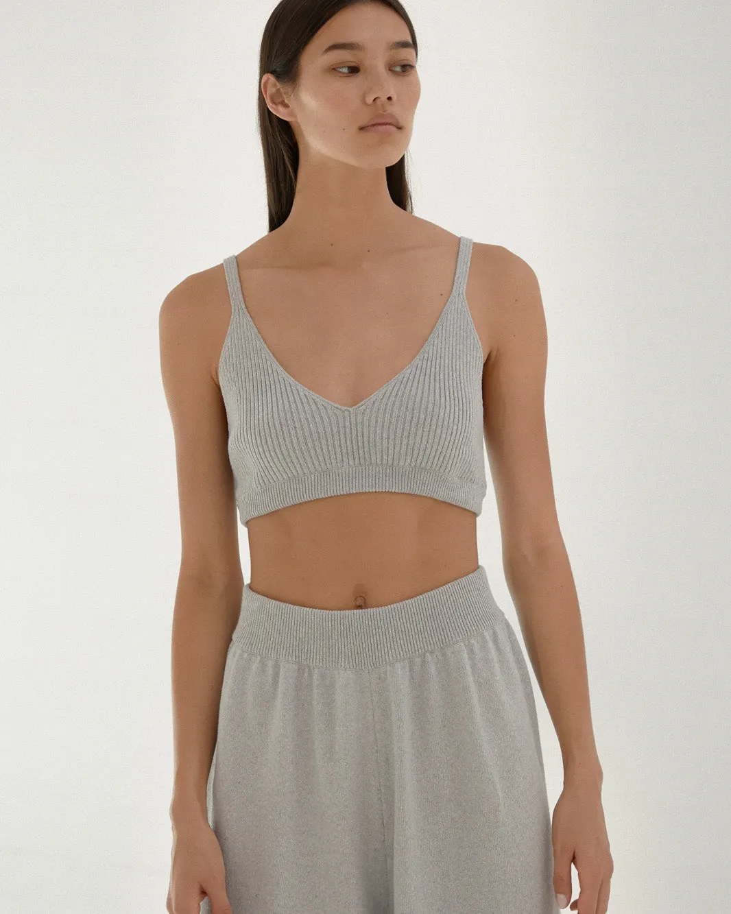 Knit Pants, Pearl Blue