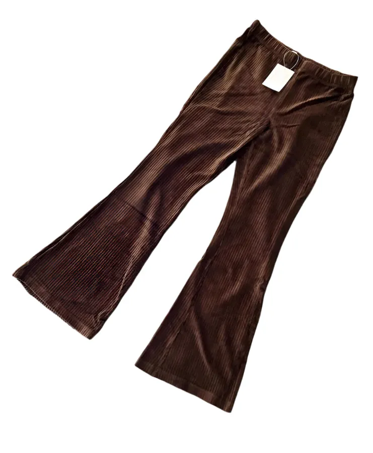 Kylie - Solid Java Brown Stretch Cord