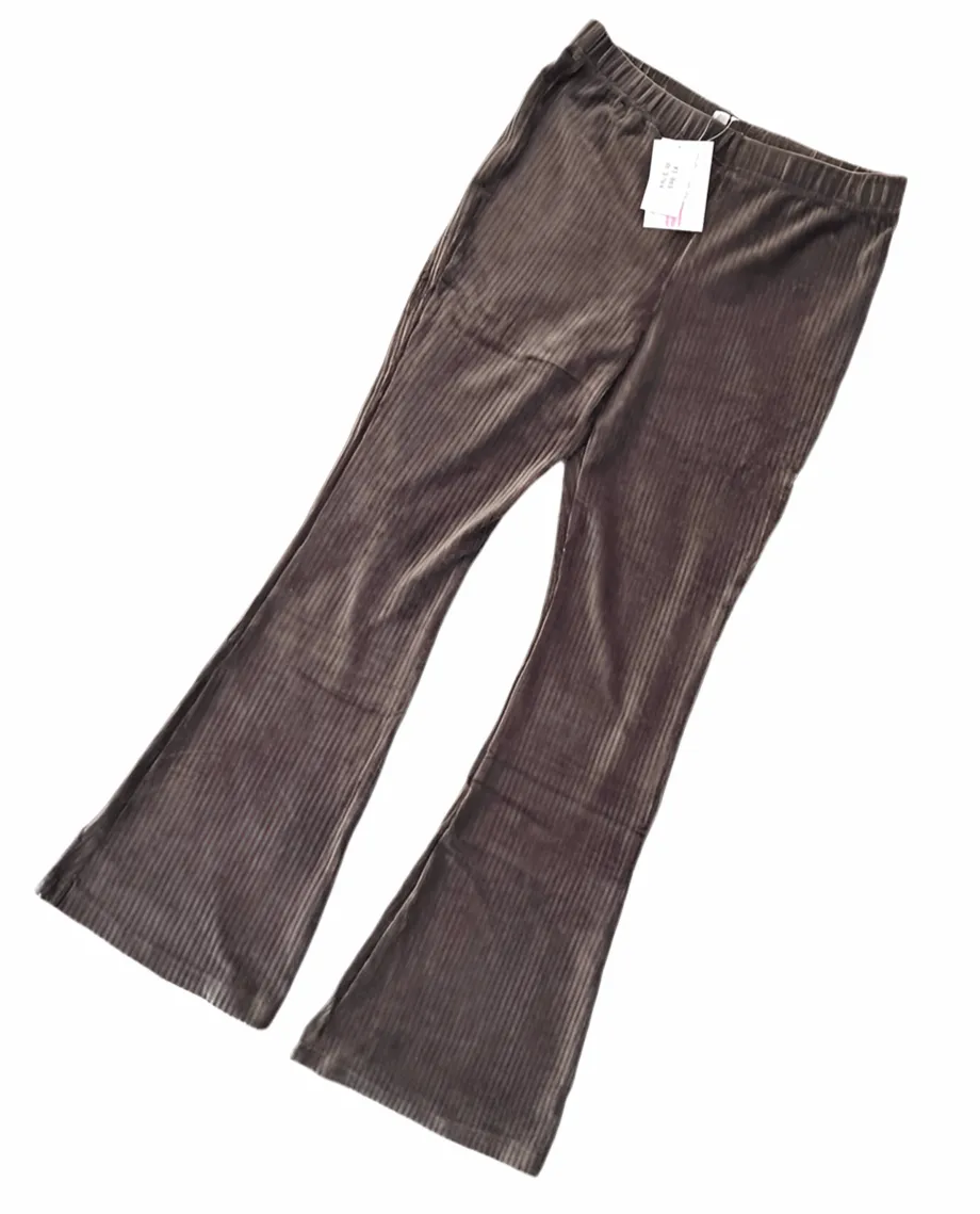 Kylie - Solid Pavement Charcoal Stretch Cord