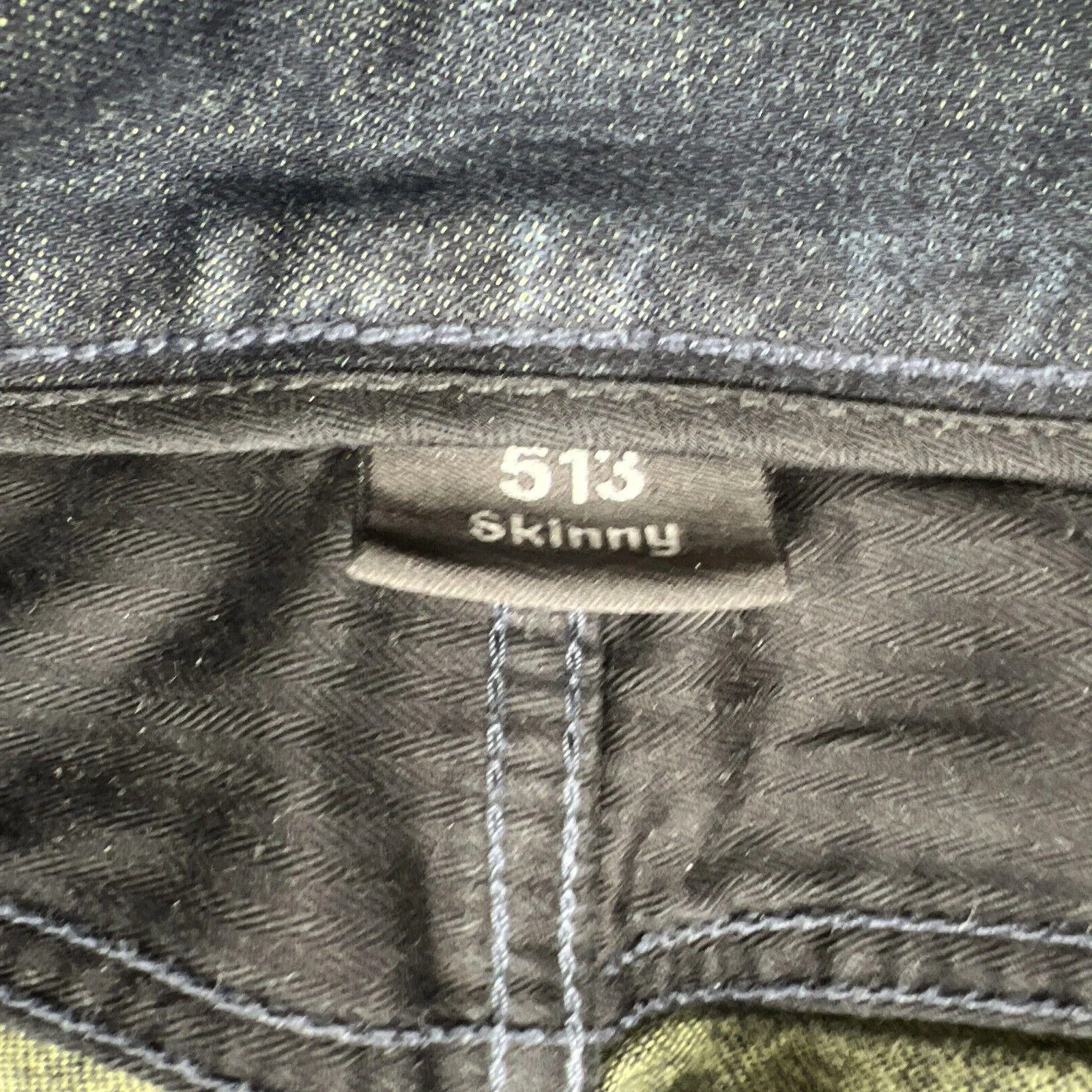 Levi’s 513 Skinny Dark Blue Denim Jeans Size 32 X 32