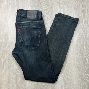 Levi’s 513 Skinny Dark Blue Denim Jeans Size 32 X 32