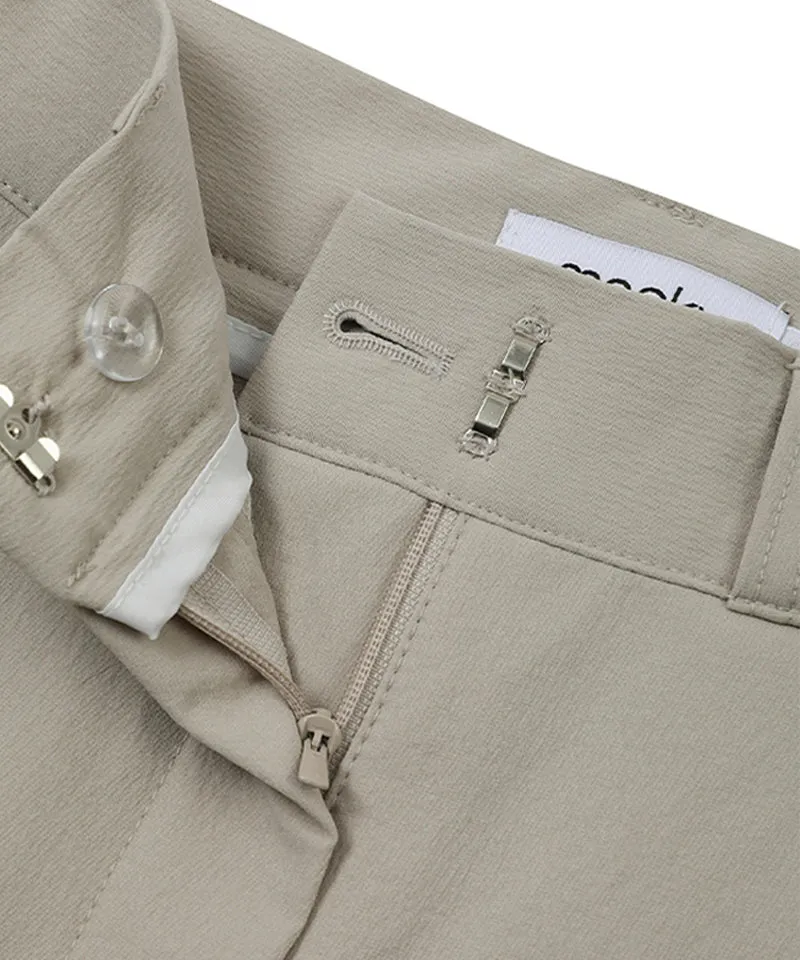 MACKY Golf: Straight Fit Pants - Beige