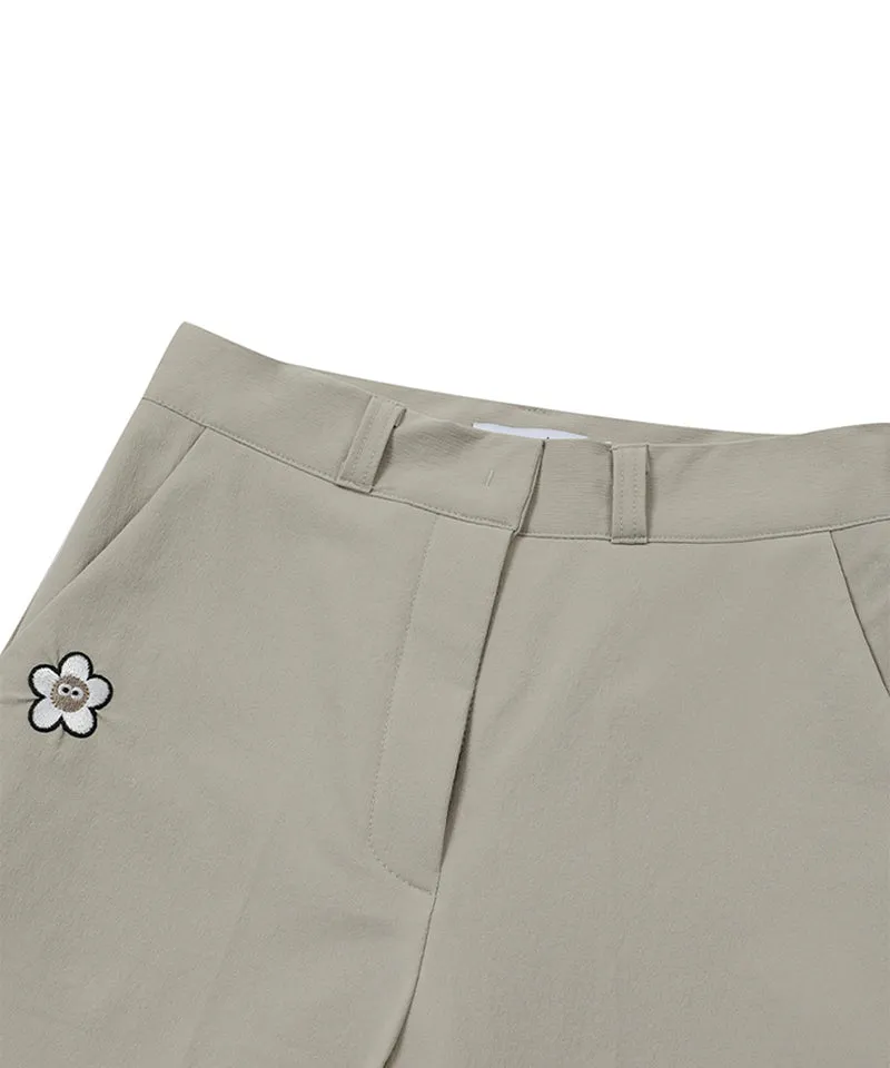 MACKY Golf: Straight Fit Pants - Beige