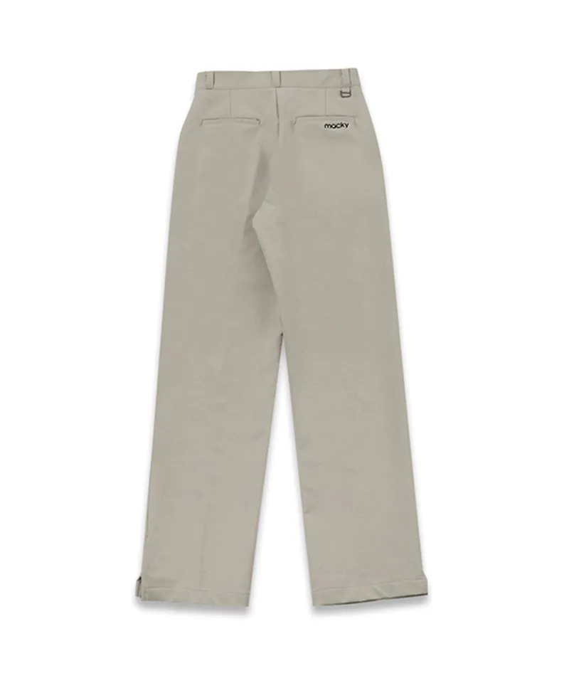 MACKY Golf: Straight Fit Pants - Beige