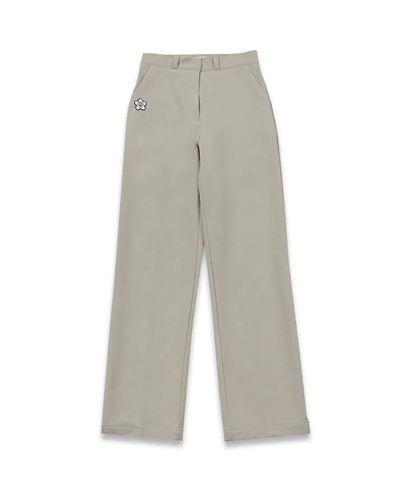 MACKY Golf: Straight Fit Pants - Beige