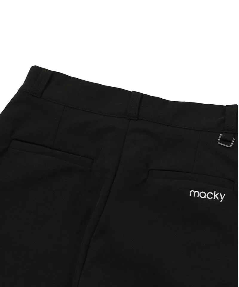 MACKY Golf: Straight Fit Pants - Black