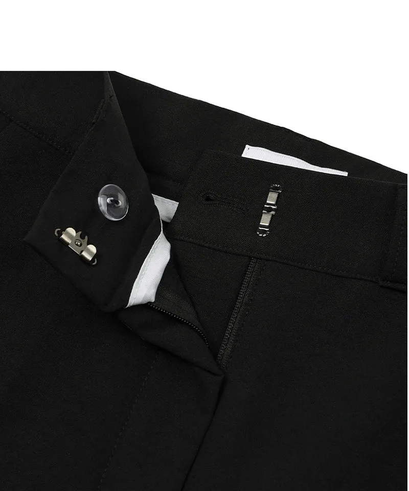 MACKY Golf: Straight Fit Pants - Black