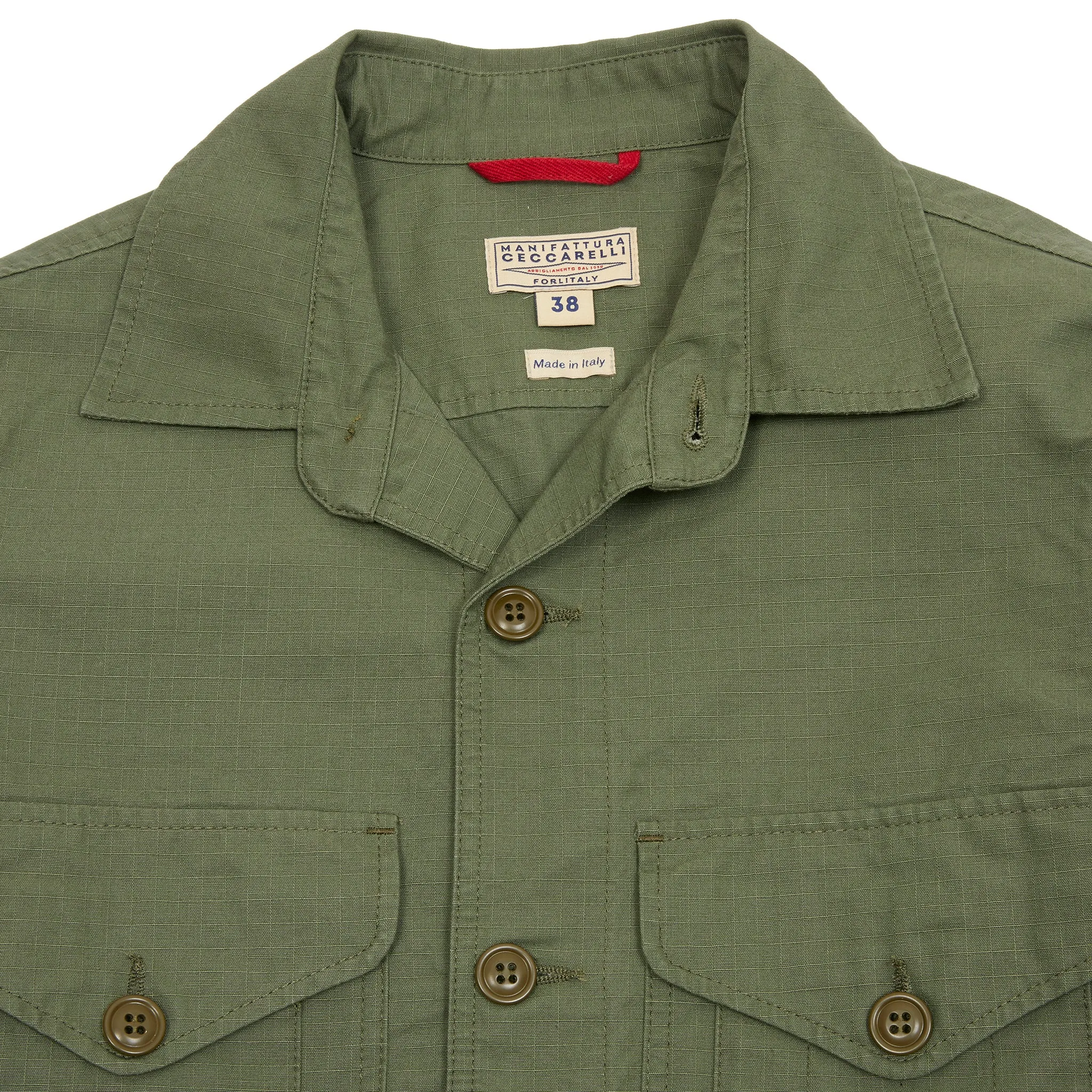 Manifattura Ceccarelli Original Cruiser Jacket in Olive