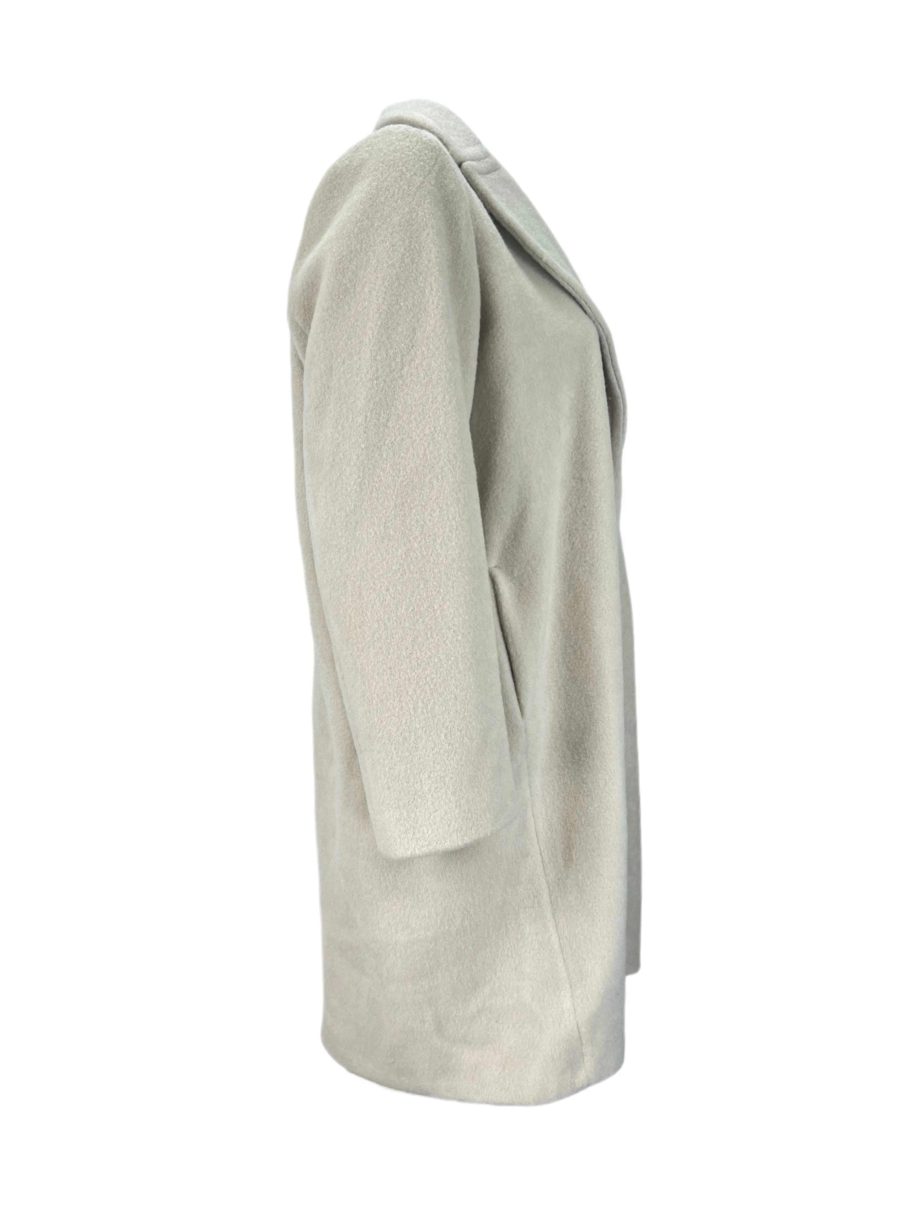 Marina Rinaldi Women's Beige Todi Notch Collar Coat NWT