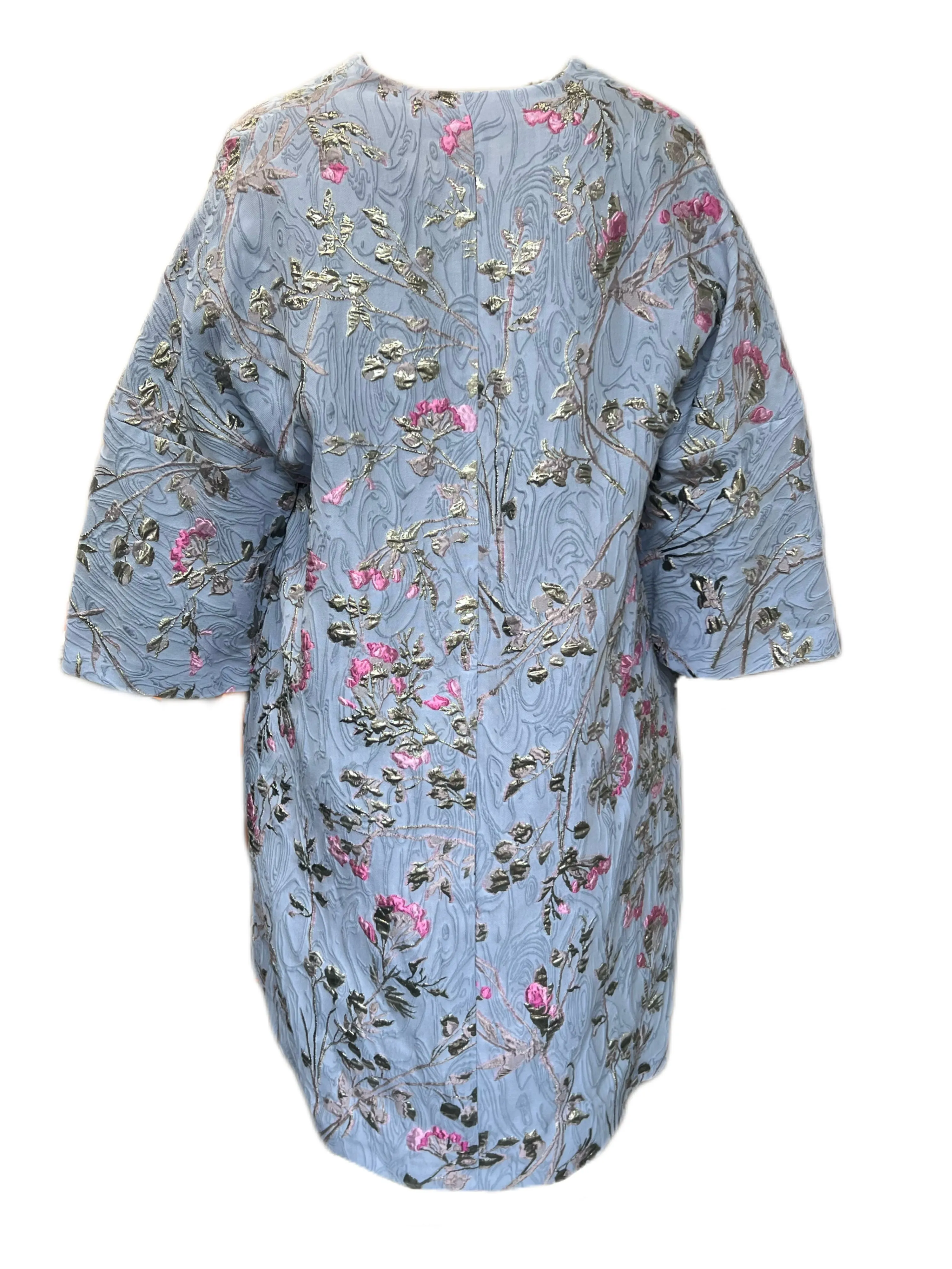 Marina Rinaldi Women's Blue Tesoro Open Front Jacket Size 20W/29 NWT