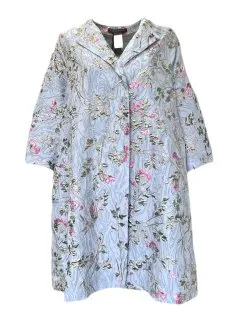 Marina Rinaldi Women's Blue Tesoro Open Front Jacket Size 20W/29 NWT