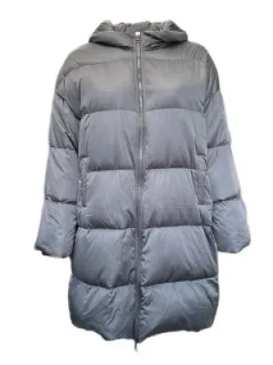 Marina Rinaldi Women's Grey Pantheon Zipper Closure Jacket NWT